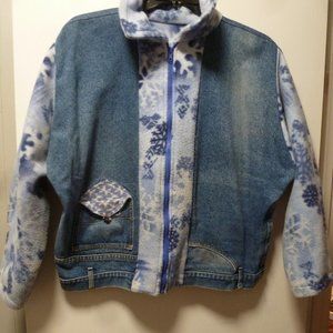 One of a kind coat !!!! denim that seems to make it never go out of style!